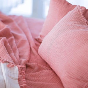 100% Cotton 4-Layer Muslin Pillowcases | Soft & Durable Design