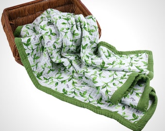 Coperta Neonato In Cotone Garza - Morbida E Leggera Per Culla E Passeggino - Biancheria Letto Bambini - Foto 8