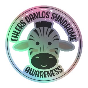 EDS Ehler Danlos Syndrome Awareness Holographic Sticker