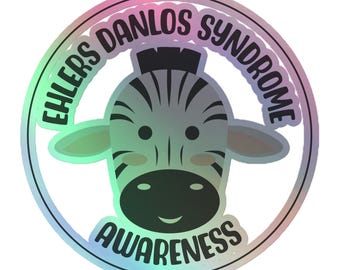 EDS Ehler Danlos Syndrome Awareness Holographic Sticker