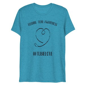 Feeding Tube Awareness - Tubielove Short Sleeve T-shirt