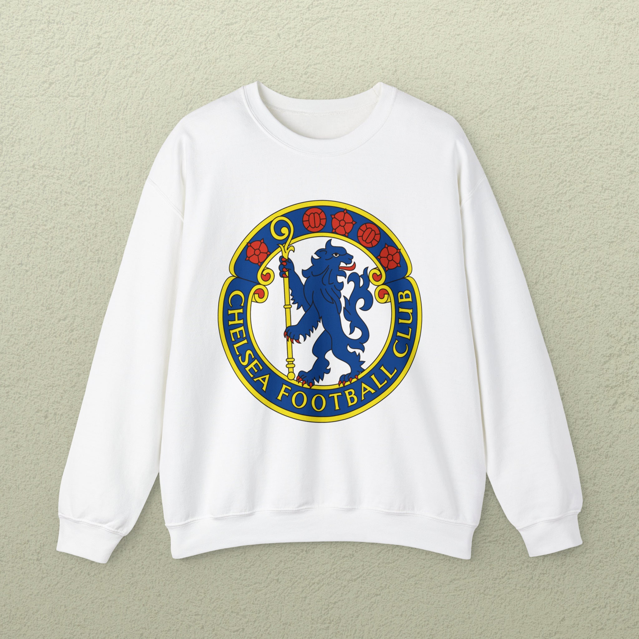 Chelsea FC Vintage Logo Sweatshirt Aesthetic Sports Wear - Etsy