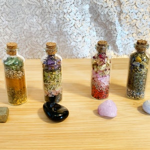 Spell Jar Bundle | Talisman | Amulet | Protection, Serenity, Love, Abundance, & Custom