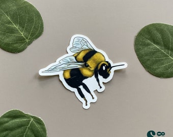 Bumble Bee - Matte Vinyl Sticker