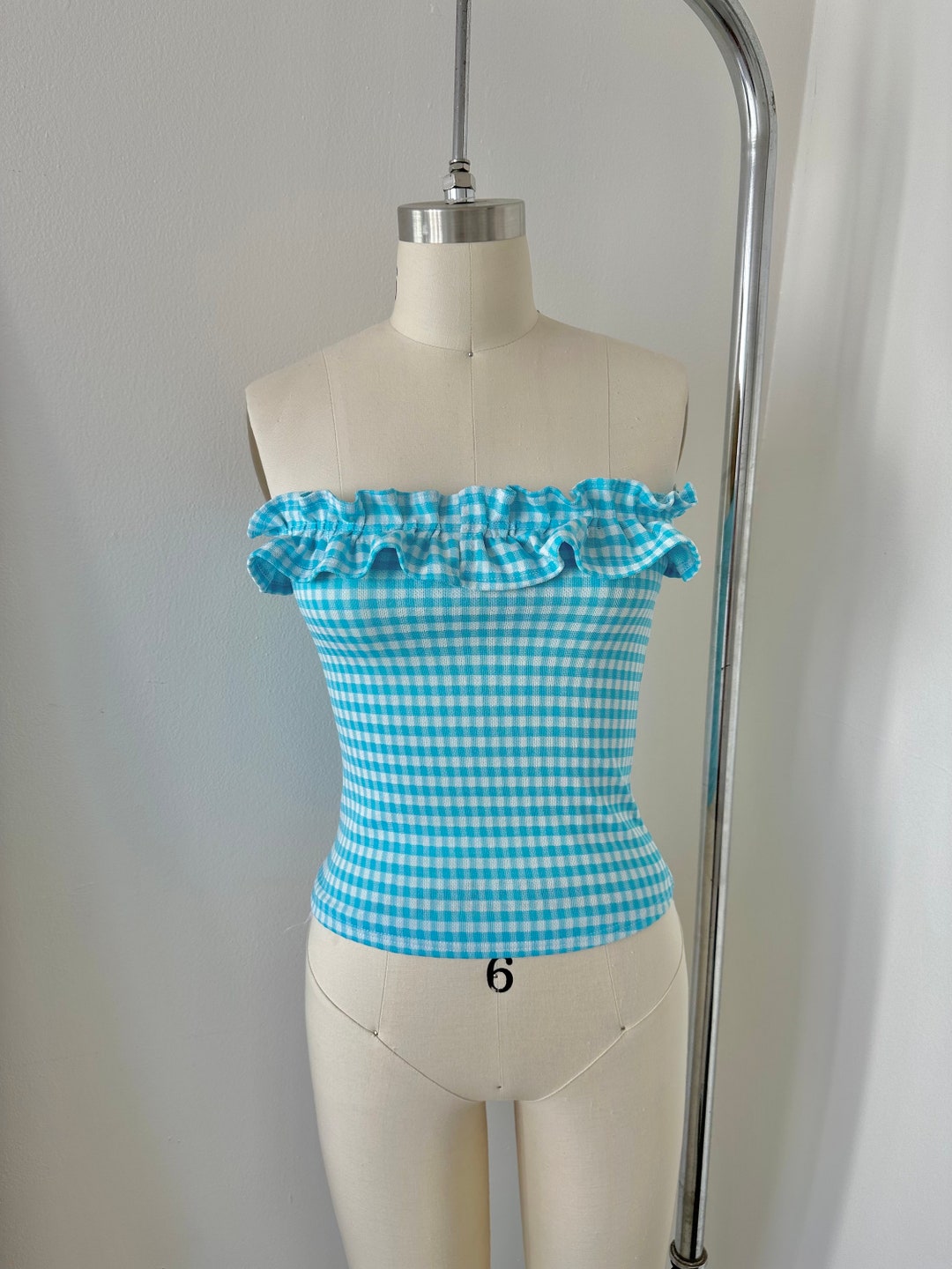coquette girly coconut girl h2o beach feminine tube top cami y2k hawaii summer kawaii blouse milkmaid flirty gingham cottage femme fatale