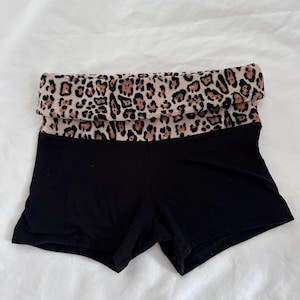 Fold-over Jaguar Mini Shorts, Made in Hawaii