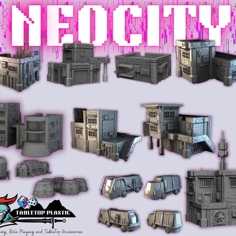 Cyberpunk Modular Terrain - Etsy