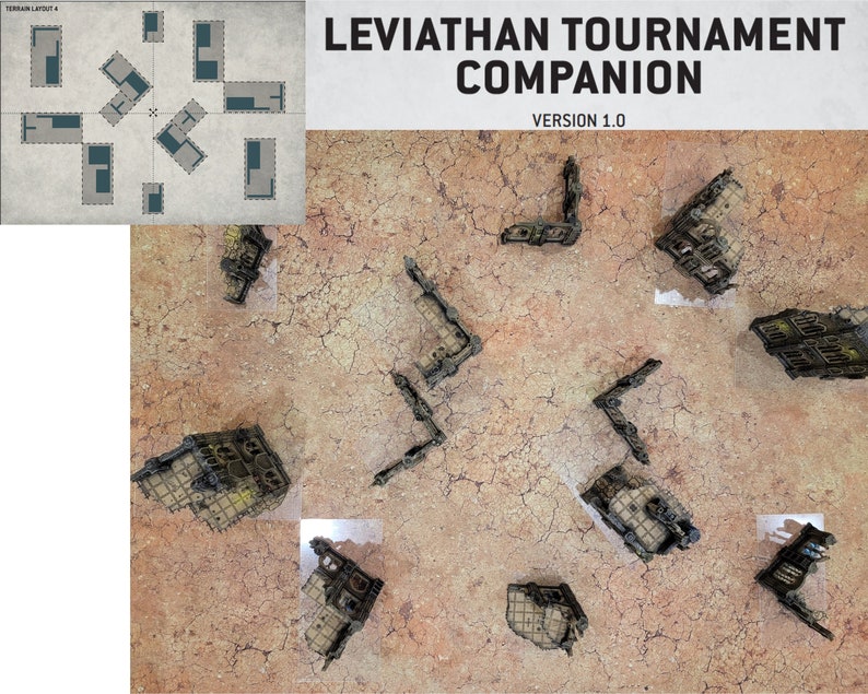 10th Edition 40k Tournament Terrain Set, 3dPrinted Wargame Terrain 28mm Scale Buildings in Ruins, Imperialis Sci fi Gothic Wargaming Scenery image 10