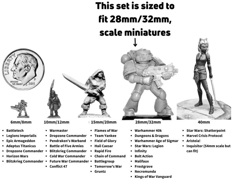 WARGAME CONTAINERS and CRATES, Tabletop Terrain Gothic Sci-fi Scatter ...