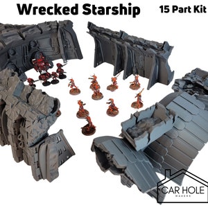 Wreck Terrain 40k Crash Site