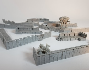 EPIC SCALE Trench Line for Miniature War Games