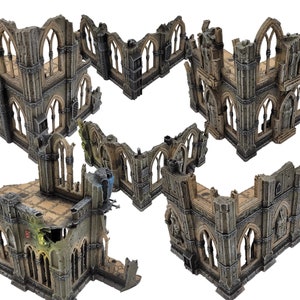 Imperial Zone Starter Set, Tabletop Terrain Guard Headquarters, Kill Team & Wargame Scenery
