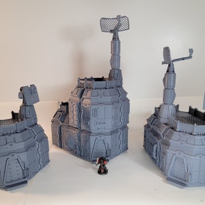 Space Dwarf Mining Colony: Tabletop Terrain Bundle RPG & Wargame Scenery