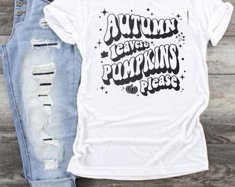 Autumn Leaves and Pumpkins Please