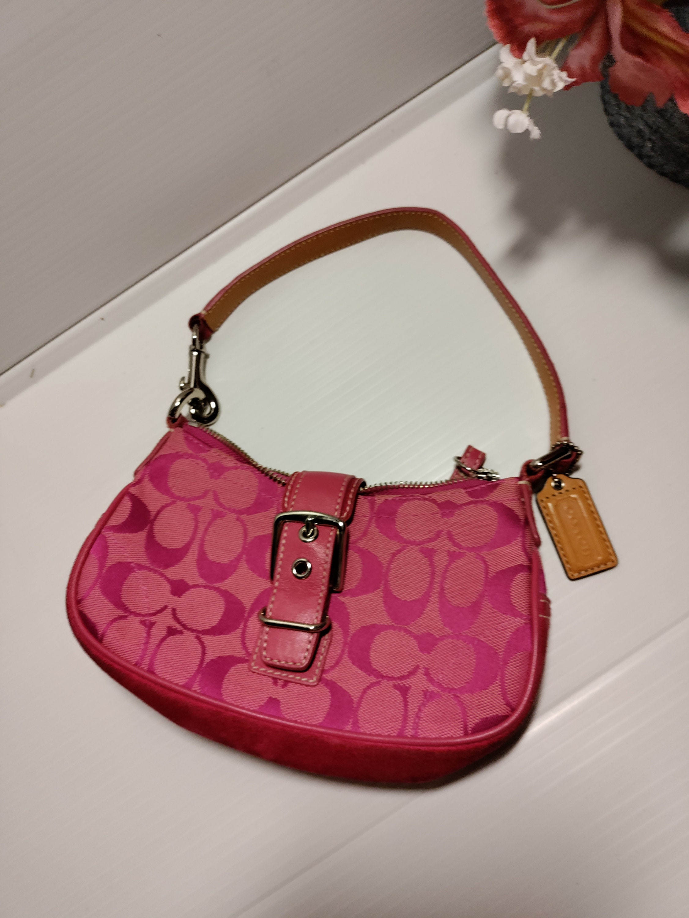 Coach Pink Demi Hampton Purse Bag 6362 - Etsy