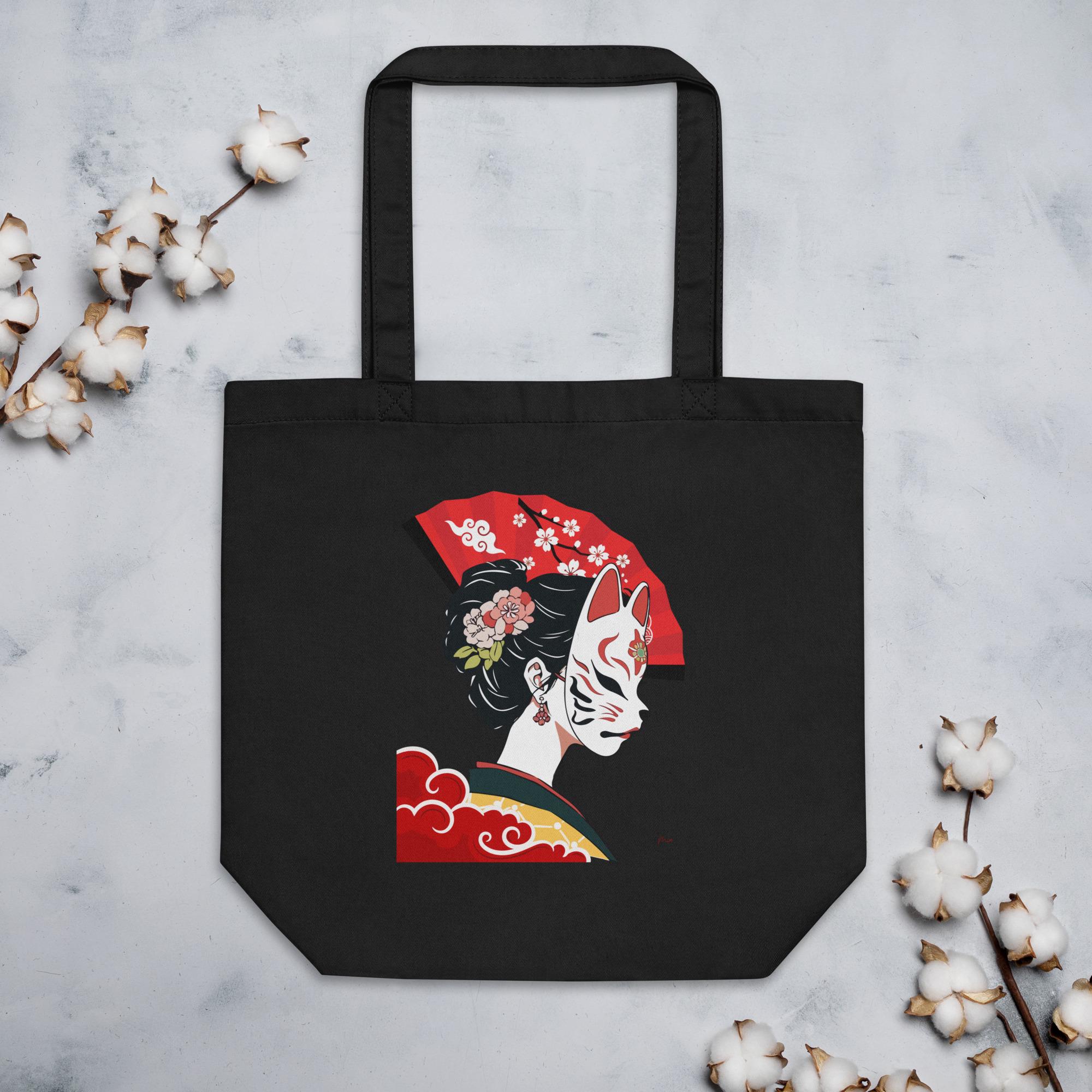エコバッグ・サブバッグ sakura Sakura Kitten Eco Tote Bag - Etsy