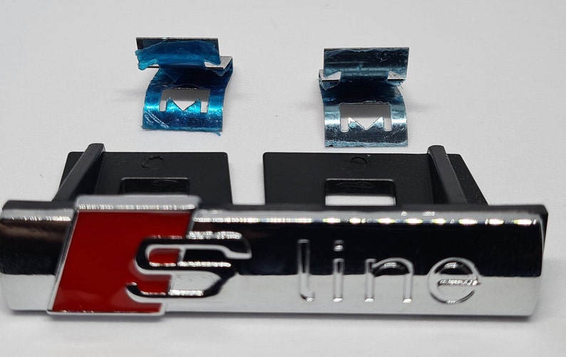 S Line Badges Emblems Silver/chrome Kit Rear and Sides 1 Grill 2