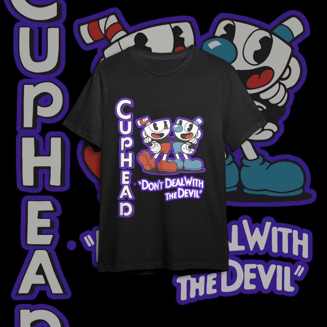 Vector Cuphead Design SVG PNG PDF Psd Editable Etsy