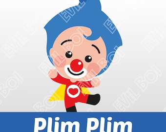 Kleine clown/ Payasito/ Plim/ vectorkunst/ gesneden bestanden/ Plim/ gelaagd