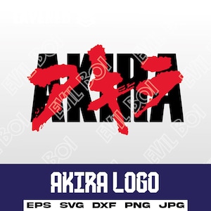 AKIRA / svg, png, eps, dxf, jpg / Cricut - Silhouette Cameo