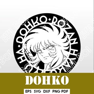 DOHKO / libra  / cut files svg, eps, dxg, png / Cricut - Silhouette Cameo/ saint seiya