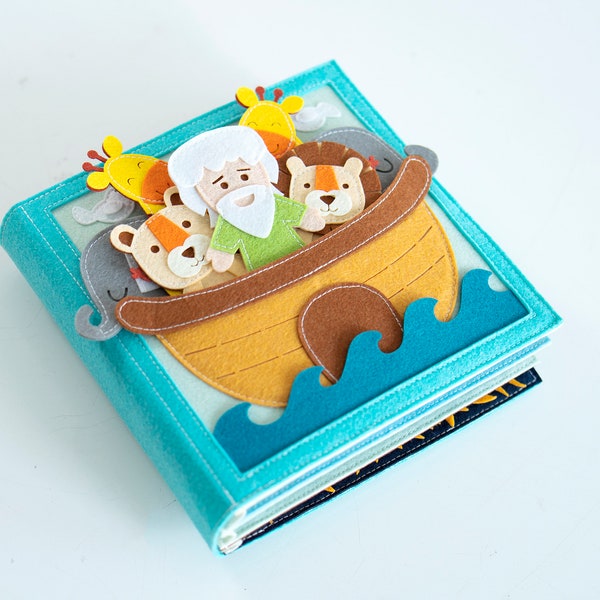 Handmade Bible Quiet Book, Felt Storybook, Baptism Gift, toddler Busy Book, Quiet Book, Busy Book, Bibile Story Book