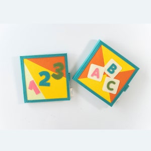 UK - Alphabet books and Number Quiet Book, First Abc book, alphabets book, felt busy book, Busy activity book