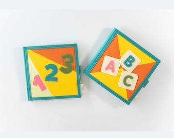 UK - Alphabet books and Number Quiet Book, First Abc book, alphabets book, felt busy book, Busy activity book