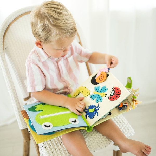 Quiet book, Montessori Activity Book for Toddlers