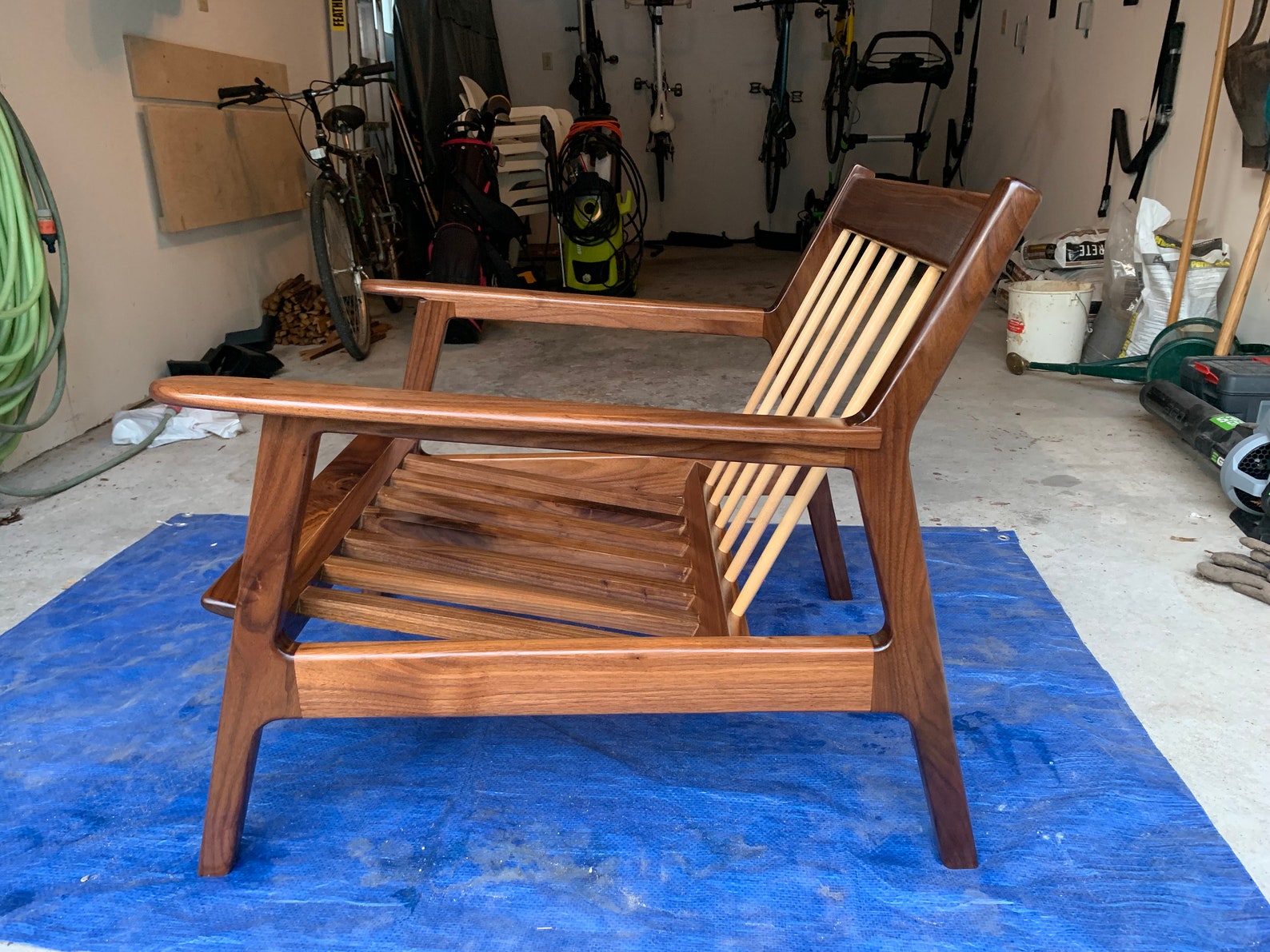 Mid Century Modern Lounge Chair Woodworking Plans and Guide - Etsy