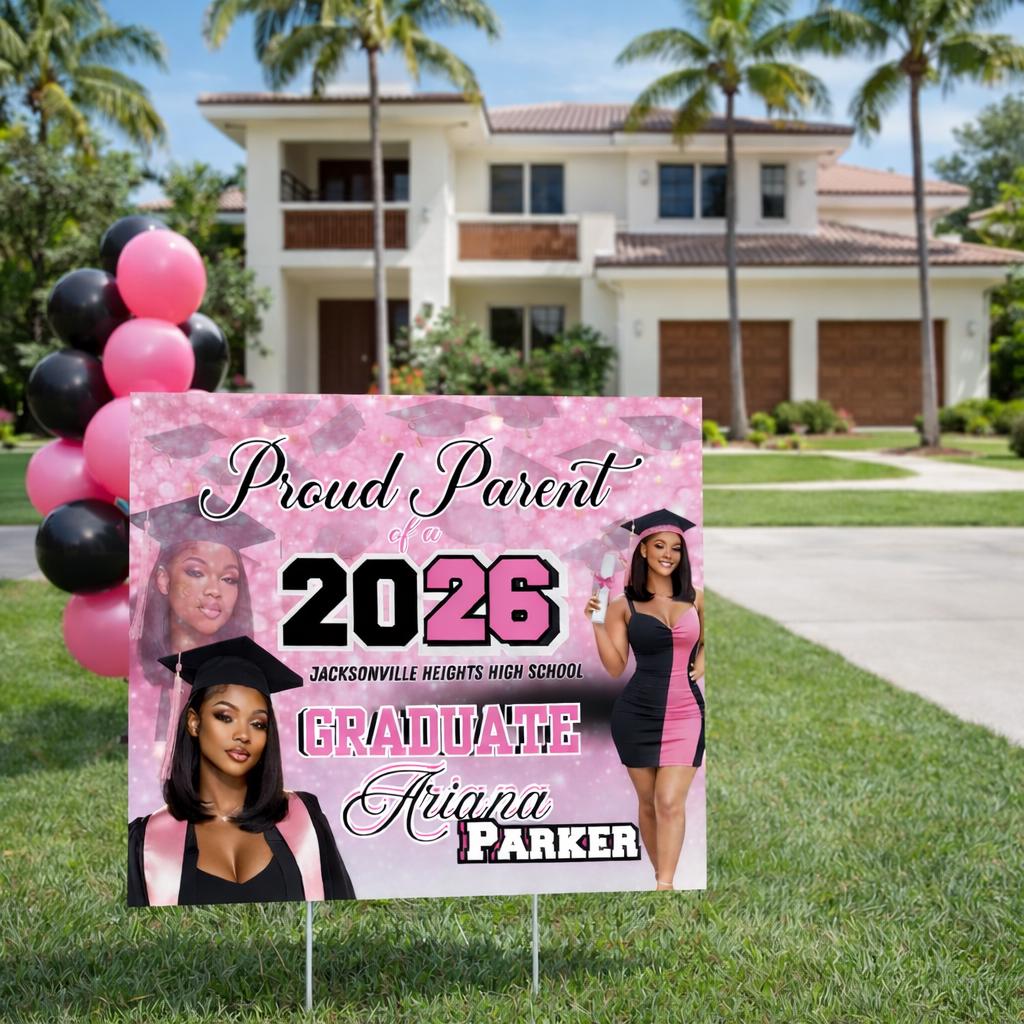 Graduation Yard Sign Template - Etsy