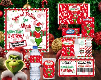 Caja de Nochebuena del Grinch