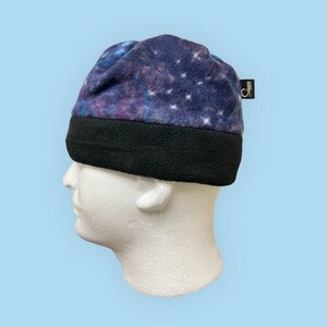 Fleece Beanie Galaxy Winter Hat Gift for Skier Gift for Snowboarder Beanie Retro Warm Winter Hat Cozy Beanie Seeker Supply