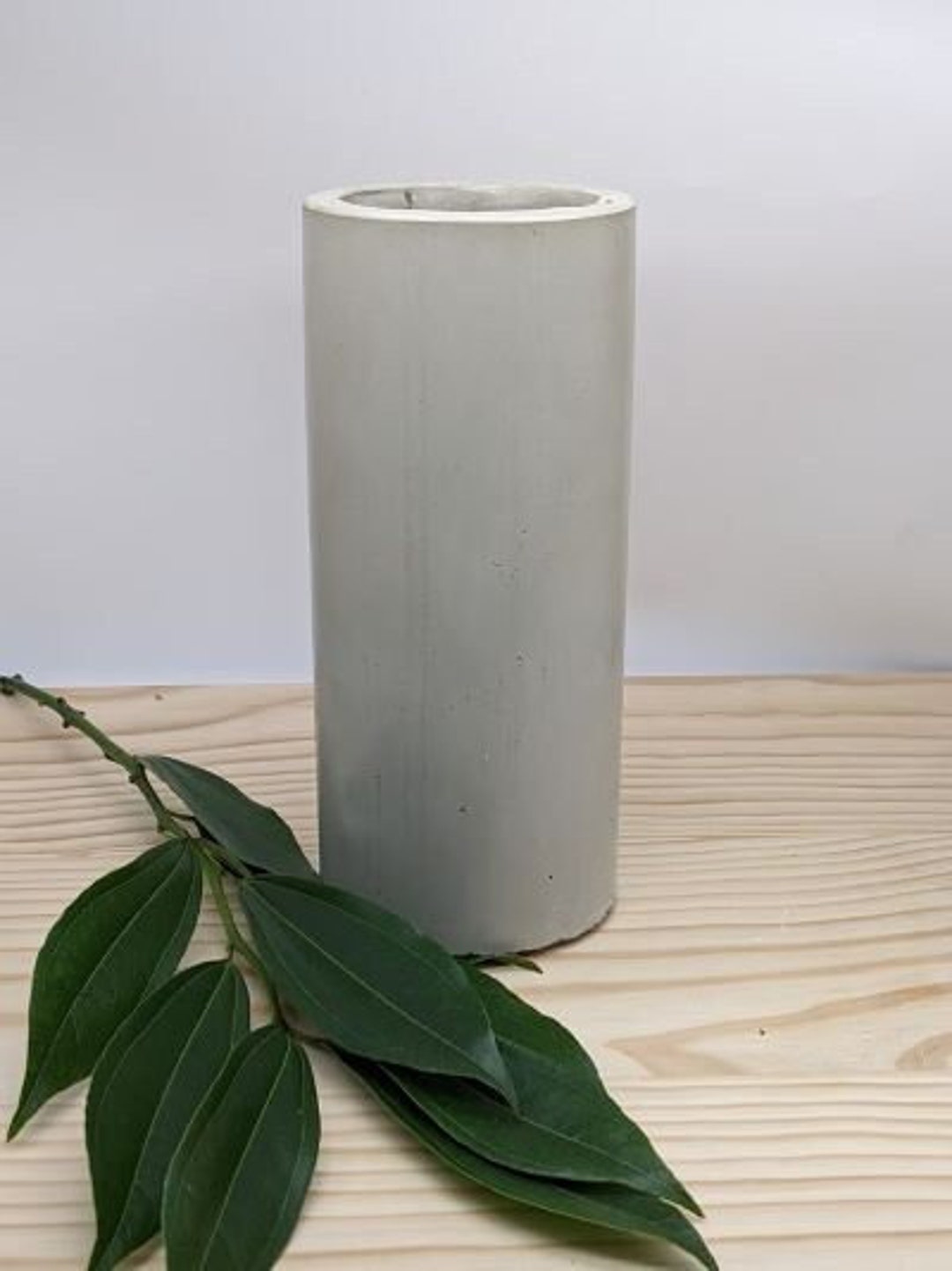 Concrete Flower Vase Etsy