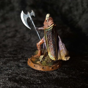 Painted Skeleton Commander - Role playing DnD miniature
