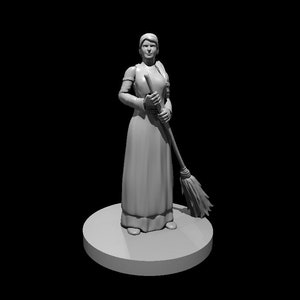 8K Female or Male Commoner - role playing DnD character