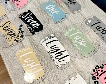 Acrylic Baby Milestone Discs