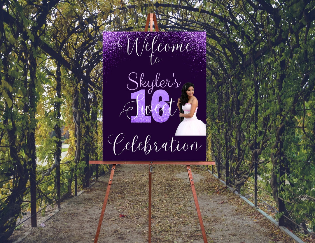 Sweets 16 Sign Sign 16th Birthday sweets 16 Party Etsy