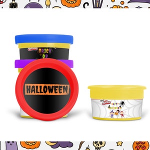 Mini cupcakes de Halloween - Etiquetas para dulces de Halloween - Recuerdos de Halloween - Adornos de Halloween - Etiquetas de Halloween - Etiquetas para recuerdos de Halloween - Halloween