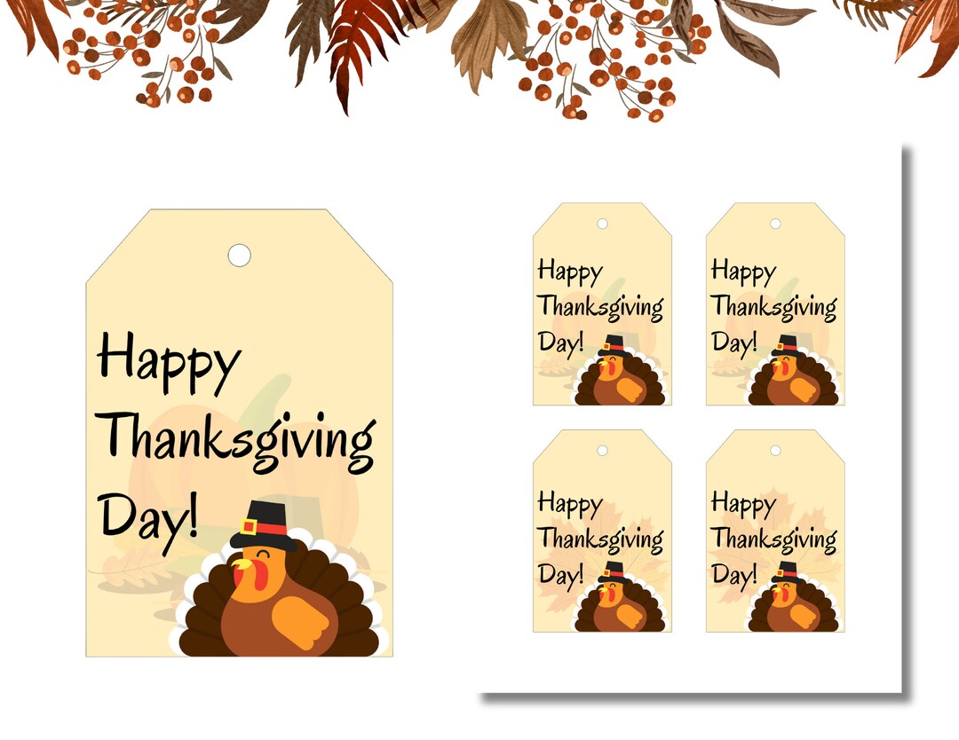 Happy Thanksgiving Tag-fall Appreciation Thankful School-thanksgiving ...