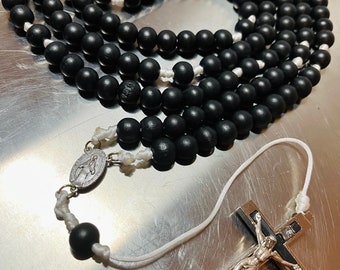Handcrafted 15-Decade Dominican Rosary (Black)