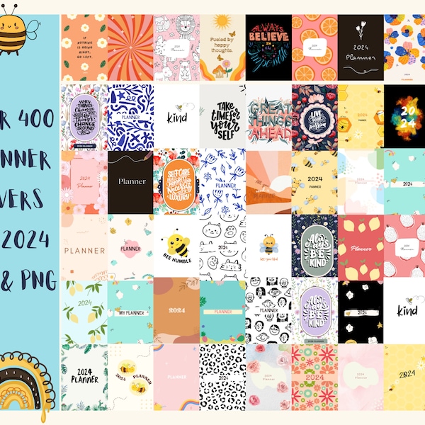 400 Digital planner covers 2024|Digital Notebook Covers, , Goodnotes Covers, Samsung Notes Covers, Notability Covers, Digital Planner Covers