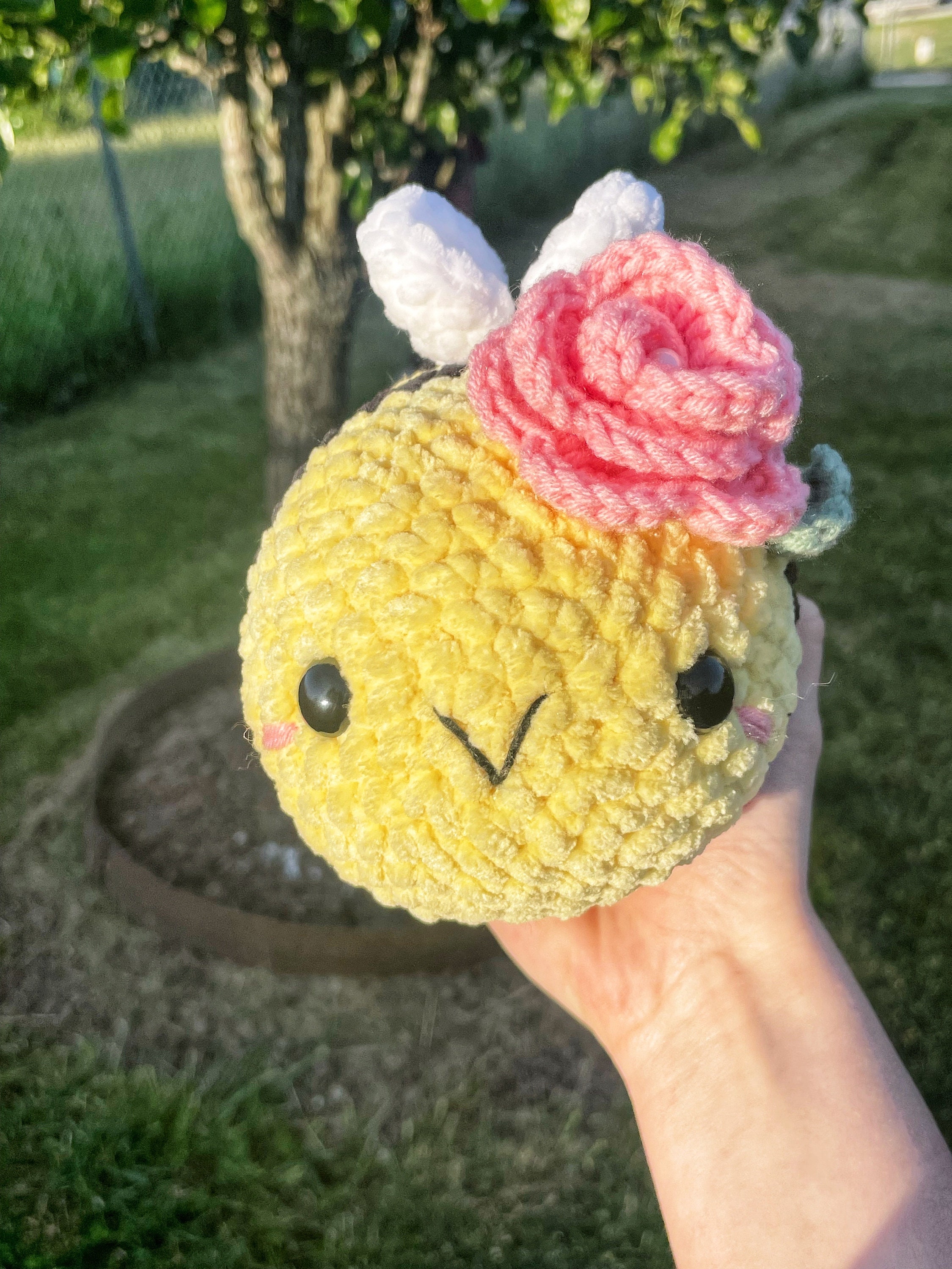 Crochet Bee Plushie Crochet Bee Plush Crochet Plushie Crochet Animal
