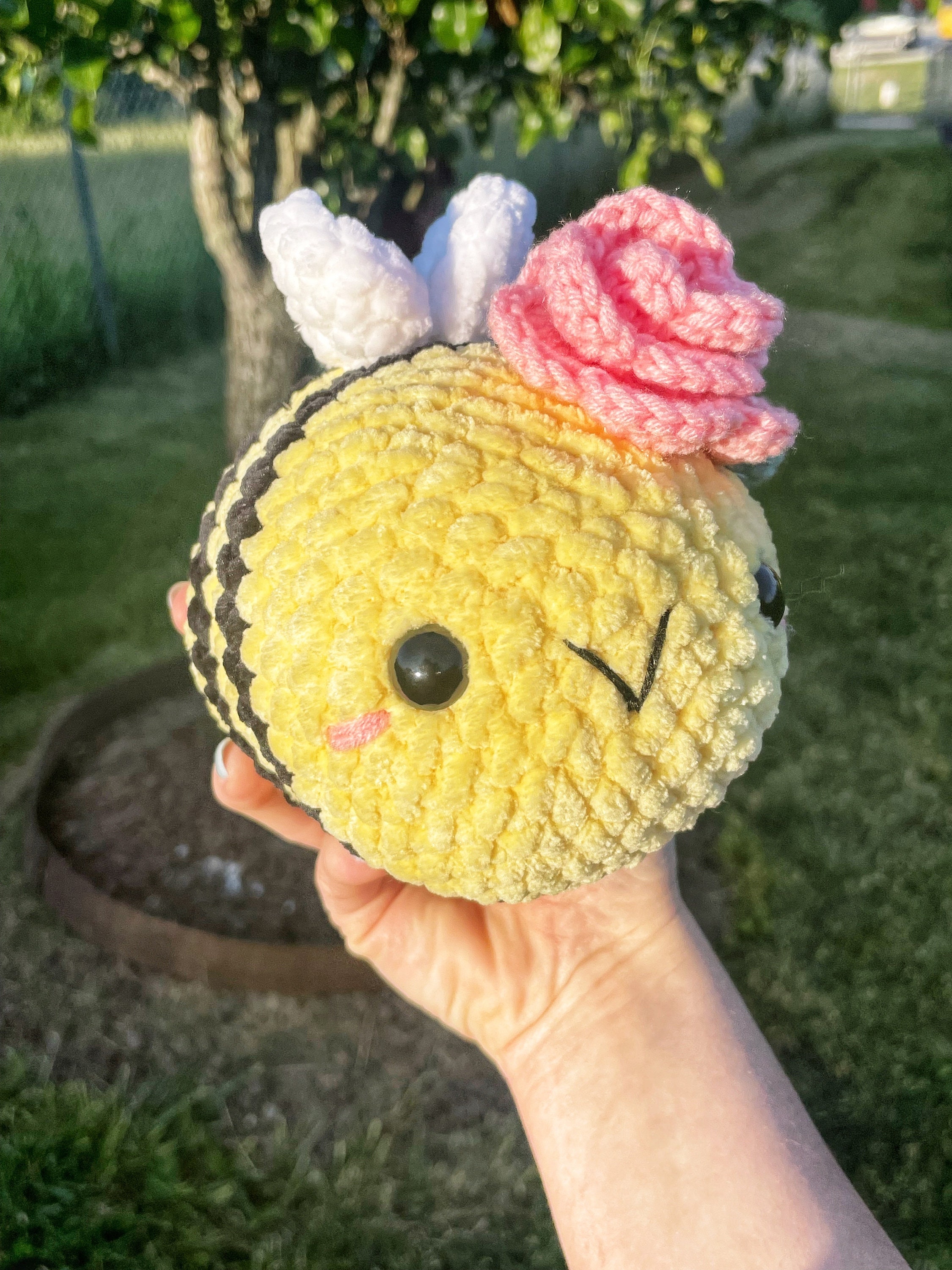 Crochet Bee Plushie Crochet Bee Plush Crochet Plushie Crochet Animal