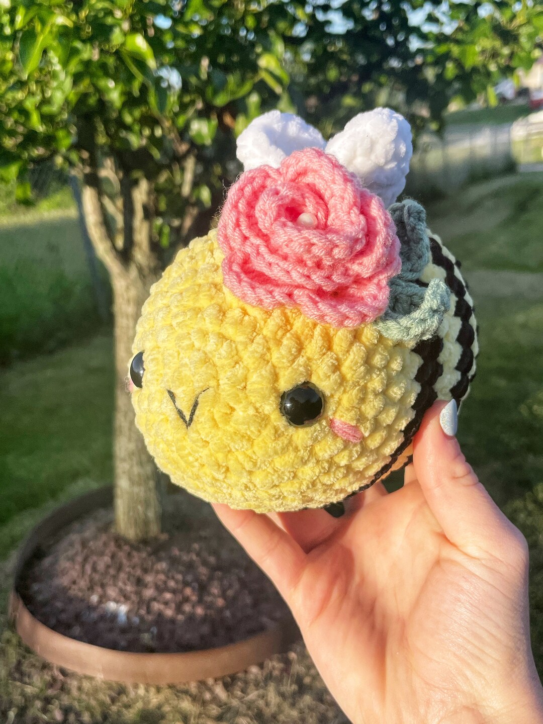 Crochet Bee Plushie Crochet Bee Plush Crochet Plushie Crochet Animal