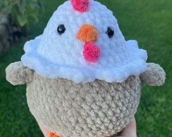 Crochet Chicken Plushies