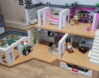 Playmobil kompatible 3D Druckteile. Ergänzende Trennwände für Playmobil Villa. Kinder entdecken die Villa komplett neu.