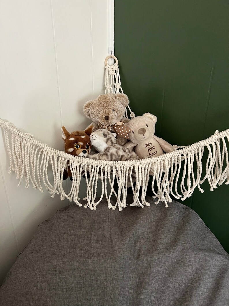Handcrafted Macrame Toy Hammock Etsy