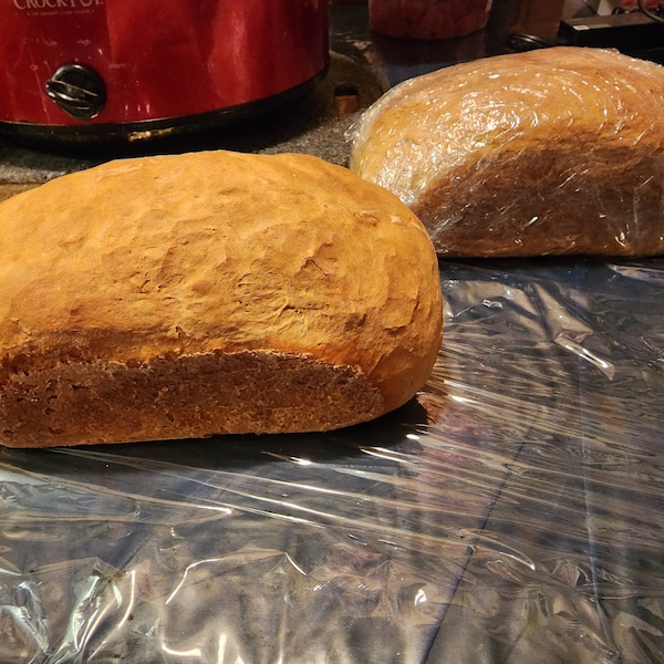 Homemade Country loaf bread