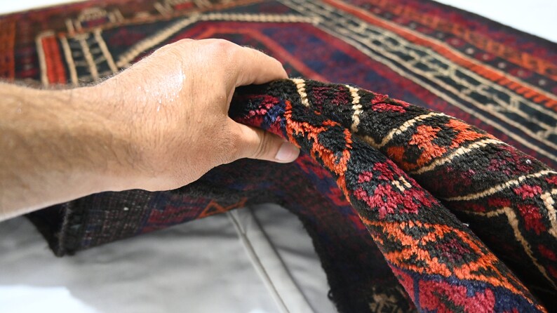 Antique Muslim Prayer Rug Afghan Handmade Rug 3.4x4.10 Ft Rug Soft Pile ...